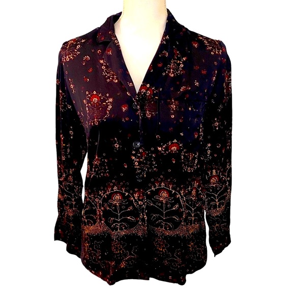 Rebecca Taylor gossamer fleur blouse - Picture 2 of 5